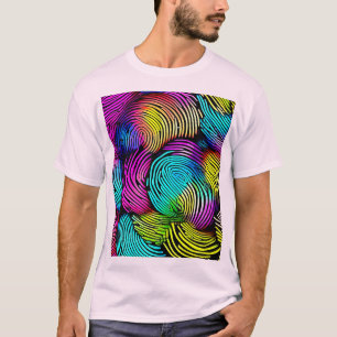 T-shirt Rêves Rainbow Fingerprint