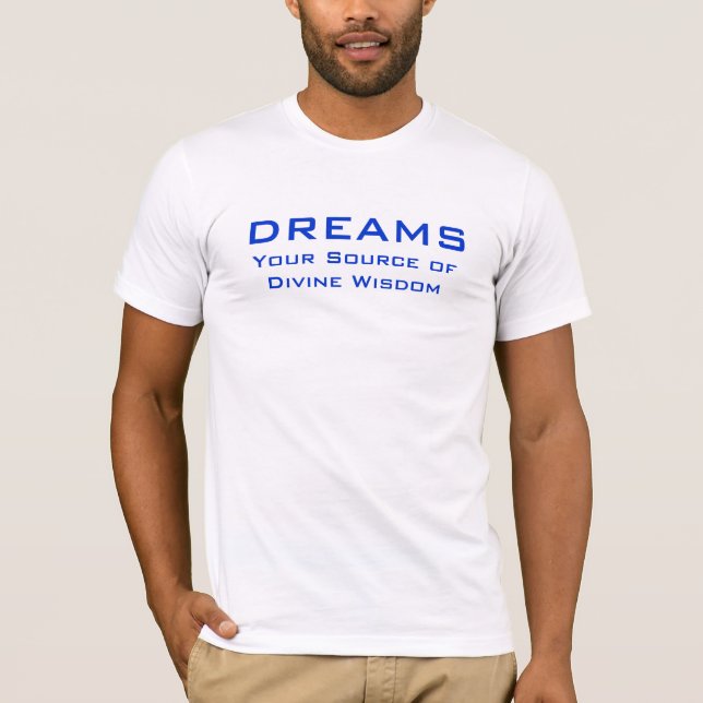 T-shirt Rêves. Source de sagesse divine (Devant)