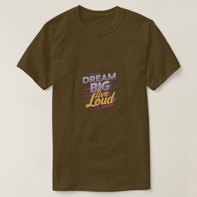 T-shirt "Rêves vibrants (Design devant)
