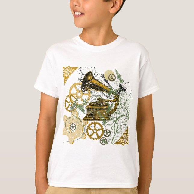 T-shirt Revêtement détendu Design Steampunk (Devant)