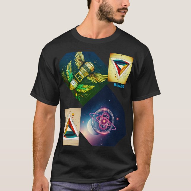 T-shirt "Rêveur cosmique : Explorez l'univers en style" (Devant)