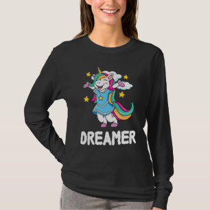 T-shirt Rêveur de licorne Mignons licornes pour cheval