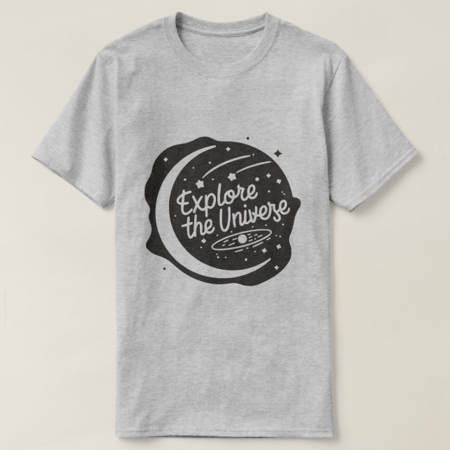 T-shirt Rêveurs de l'Espace Univers Explorez (Design devant)