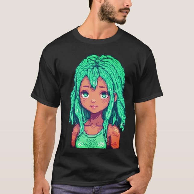 T-shirt Rêveuse Émeraude (Devant)