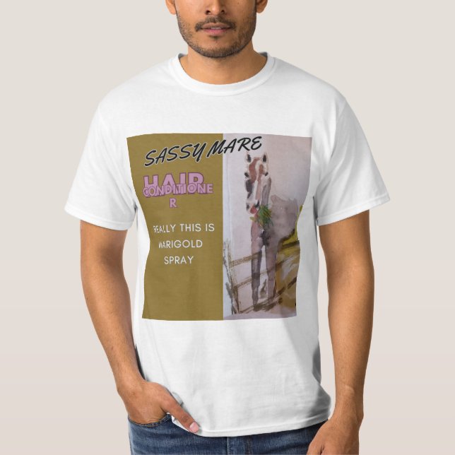 T-shirt revitalisant cheveux sassy mare (Devant)