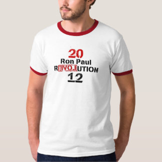 T-shirt Révolution 2012 de Ron Paul retardée