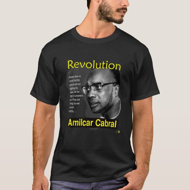 T-SHIRT RÉVOLUTION CABRALE AMILCAR (Devant)