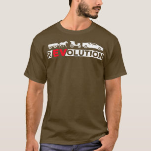 T-shirt Révolution de la batterie du véhicule électrique