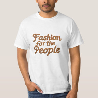T-shirt Révolution de la mode : Pour le design du peuple