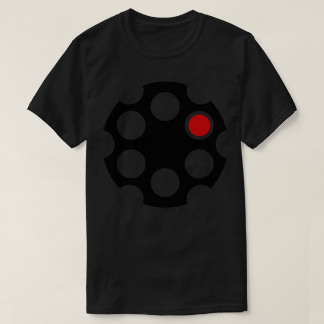 T-shirt Révolution de la roulette russe (Design devant)