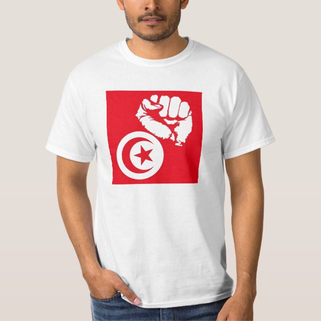 T-shirt Révolution de la Tunisie (Devant)