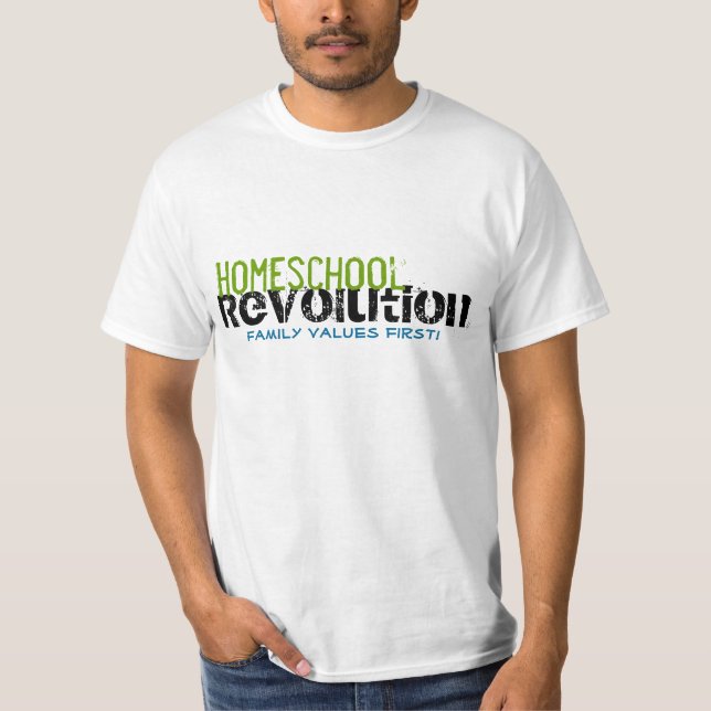 T-shirt Révolution de l'école familiale - Les valeurs de l (Devant)