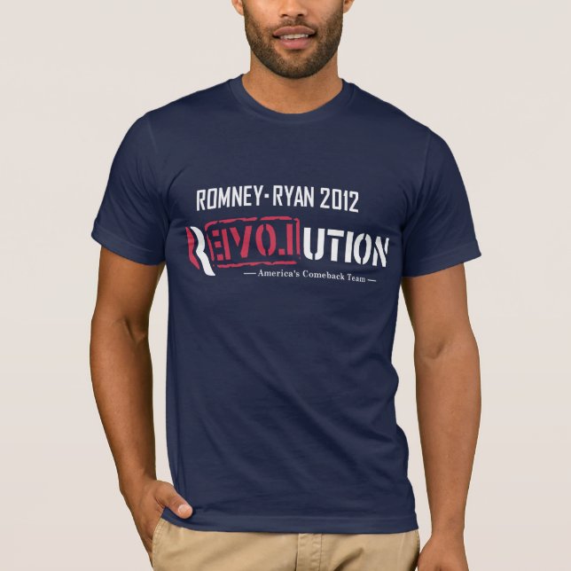 T-shirt Révolution de Romney Ryan (Devant)