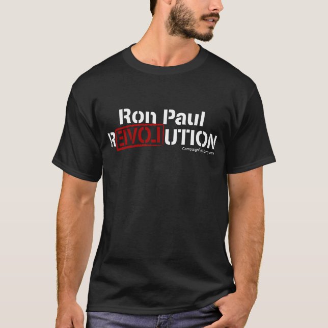 T-shirt Révolution de Ron Paul (Devant)