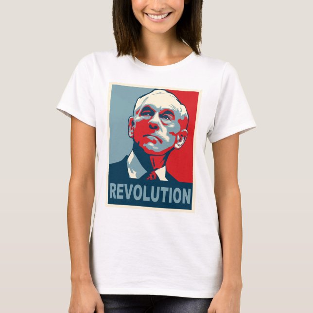T-shirt Révolution de Ron Paul (Devant)