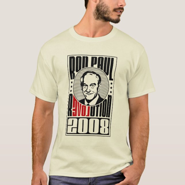 T-shirt Révolution de Ron Paul (Devant)