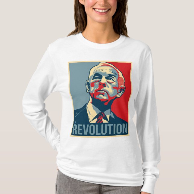 T-shirt Révolution de Ron Paul (Devant)