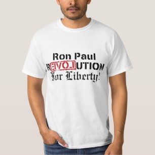 T-shirt Révolution de Ron Paul pour la liberté !