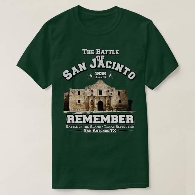 T-shirt Révolution du Texas San Jacinto (Design devant)