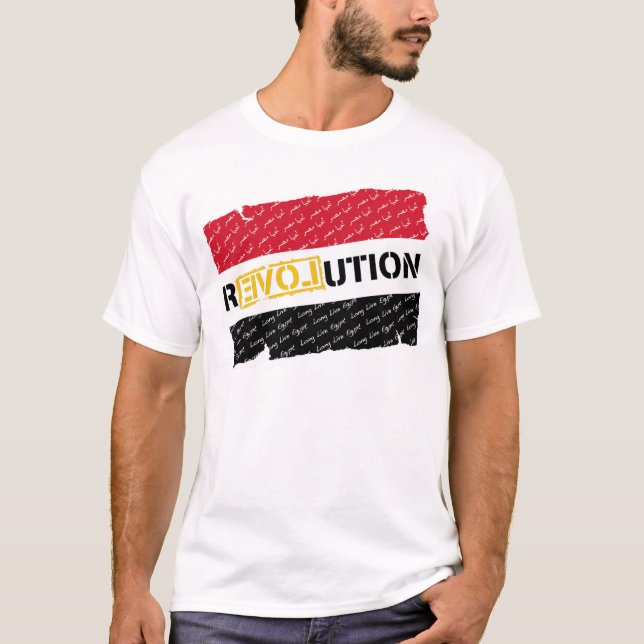T-shirt Révolution égyptienne (Devant)