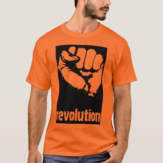 T-shirt revolution_fist (Devant)