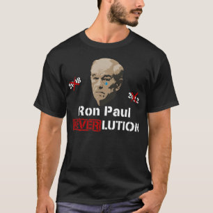 T-shirt Révolution Neverlution de Ron Paul 2012