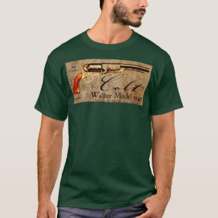 T-shirt Revolver 1847 de marcheur de colt sur le style de