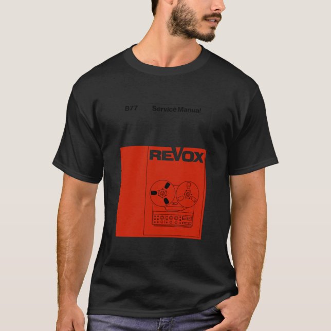T-shirt Révox manuel essentiel (Devant)