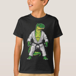 T-shirt Rex Arts Martiaux Dinosaure Jiu-jitsu Bjj Karaté 