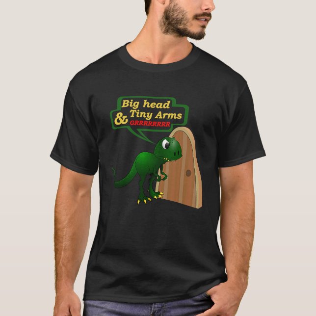 T-shirt Rex Big Head et Minuscules bras (Devant)