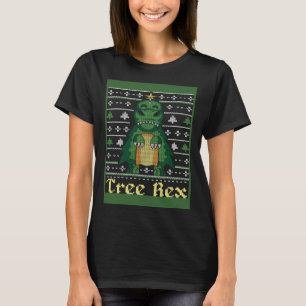 T-shirt Rex Dino Noël Arbre Noël laid Noël