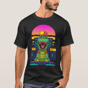 T-shirt Rex DJ Party Club EDM Festival Dance Electronique 