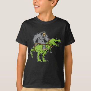 T-shirt Rex du dinosaure T d'équitation de Bigfoot