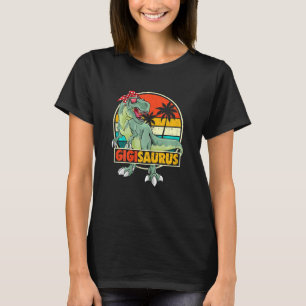 T-shirt Rex Gigisaurus Femme Dinosaure Mère Gigi Saurus