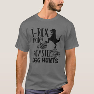 T-shirt Rex Hates Chasse Aux Oeufs Joyeux Chasse Aux Oeufs