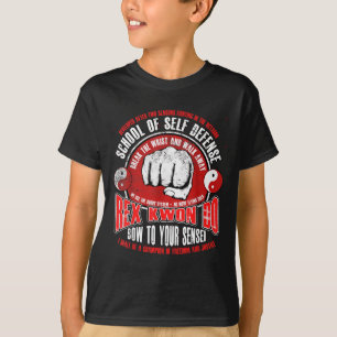 T-shirt Rex Kwon Do Karaté Drôle Arts Martiaux Rétro