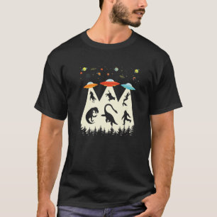 T-shirt Rex Loch Ness Bigfoot Funn de l'Alien vintage