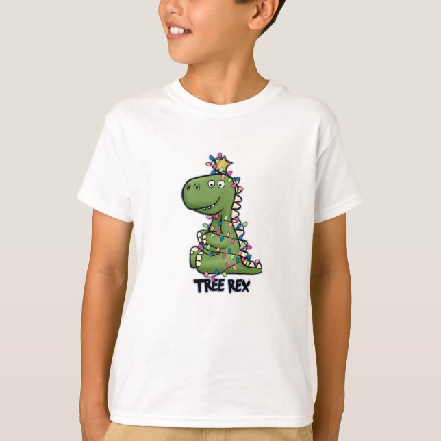 T-shirt rex sapin. (Devant)