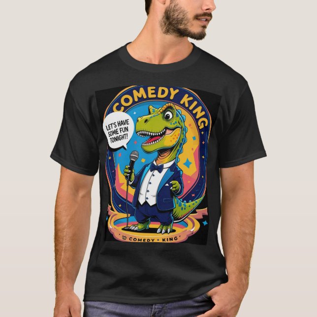 T-shirt Rex sur la carte (Devant)