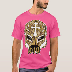T-shirt Rey Mysterio 619 Masque Doré Lucha Libre Luchador