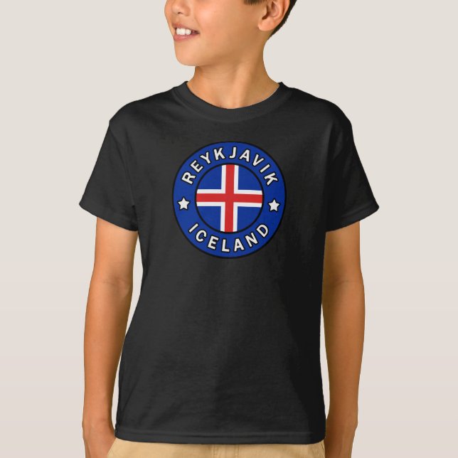 T-shirt Reykjavik Islande (Devant)