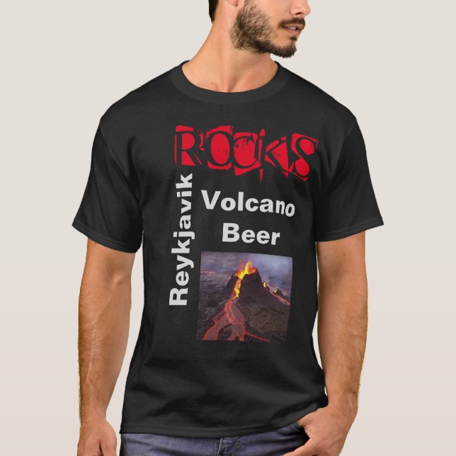 T-shirt Reykjavik Rocks (Devant)