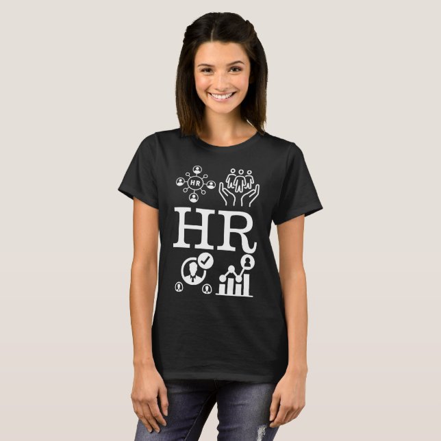 T-shirt RH (Département des ressources humaines) (Devant entier)