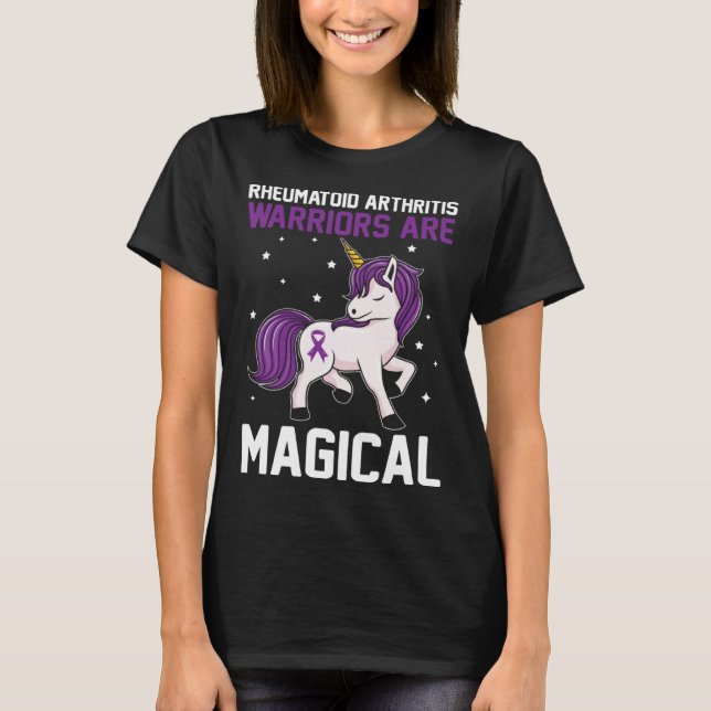 T-shirt Rheumatoid Arthritis Warriors Are Magical Awarenes (Devant)