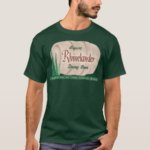 T-shirt Rhinelander Bière Rétro Déficit Wisconsin Breweria