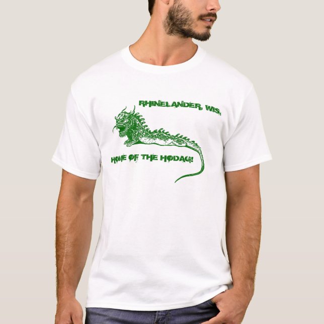 T-SHIRT ~ RHINELANDER LE WISCONSIN DE CHEMISES DE ~ DE (Devant)