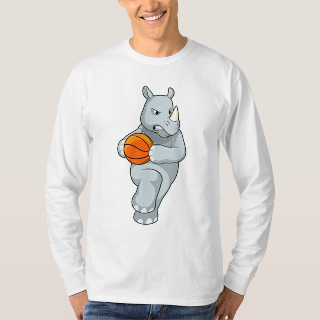 T-shirt Rhino as Basketball (Devant)