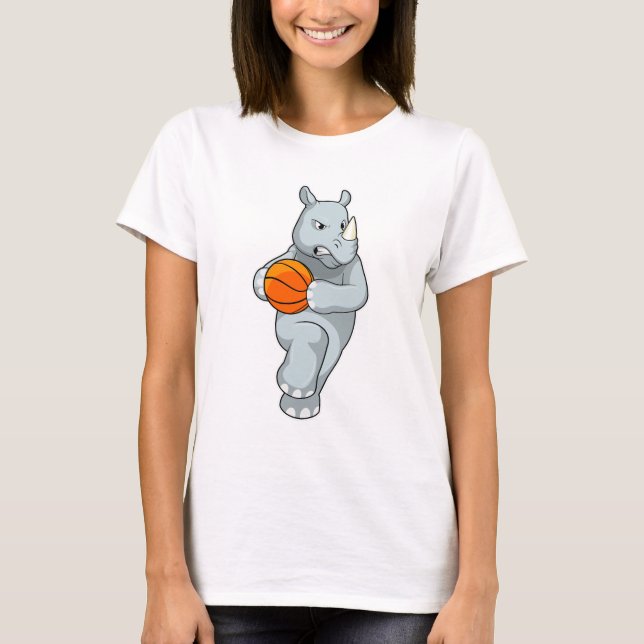 T-shirt Rhino as Basketball (Devant)