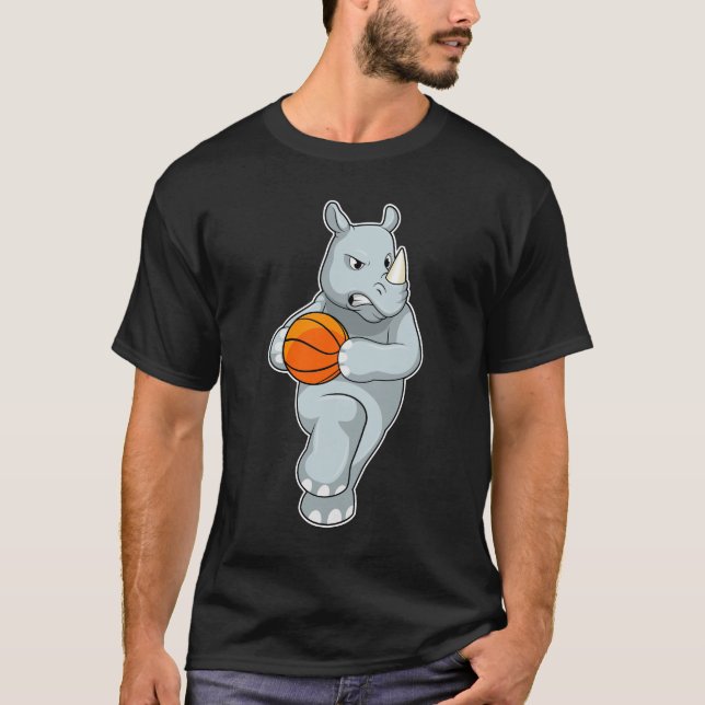 T-shirt Rhino as Basketball (Devant)
