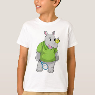 T-shirt Rhino at tennis